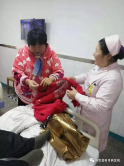 天气骤冷 护士葛玲玲热情帮住院患者买来保暖衣物
