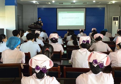 增强院感防护意识，保障医疗卫生安全——河南誉美肾病医院开展常态化疫情防控院感知识培训